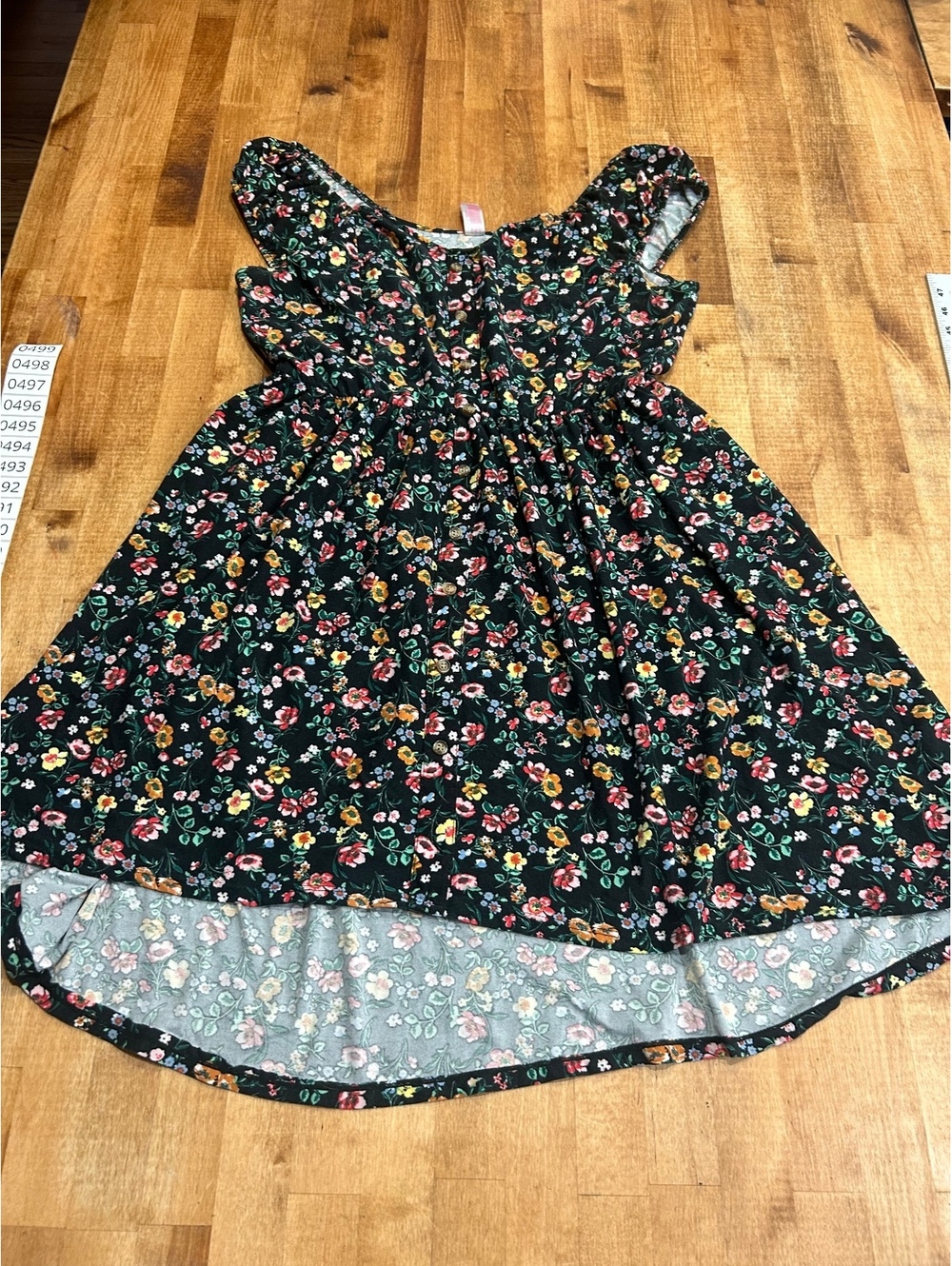 No Boundaries Girls XL Floral Dress (15-17)